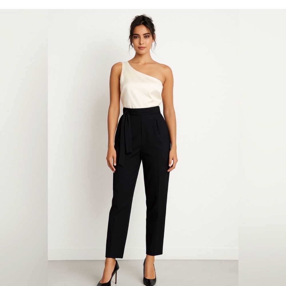 ** NWT ** Banana Republic Color block One Shoulder Jumpsuit